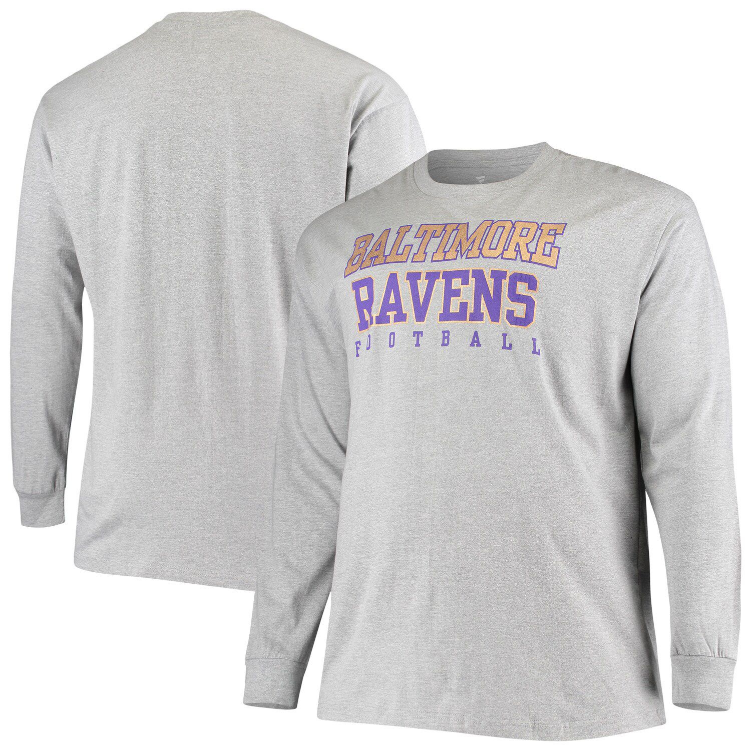 Baltimore Ravens Nike Throwback Raglan Long Sleeve T-Shirt