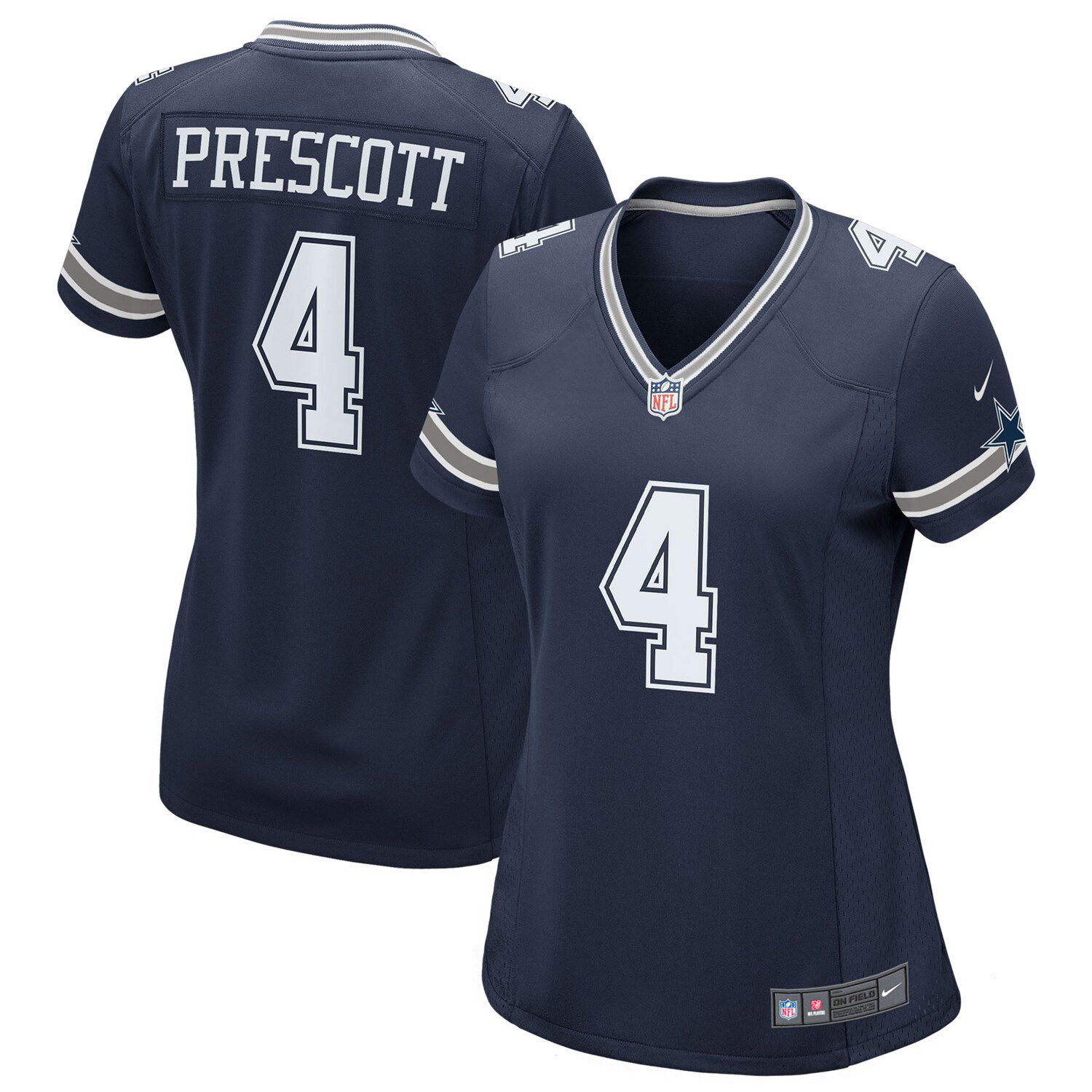 dallas cowboys dak prescott jersey womens