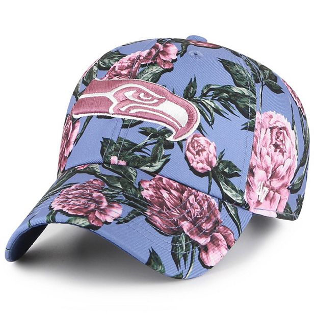 Women's '47 Blue Seattle Seahawks Peony Clean Up Adjustable Hat