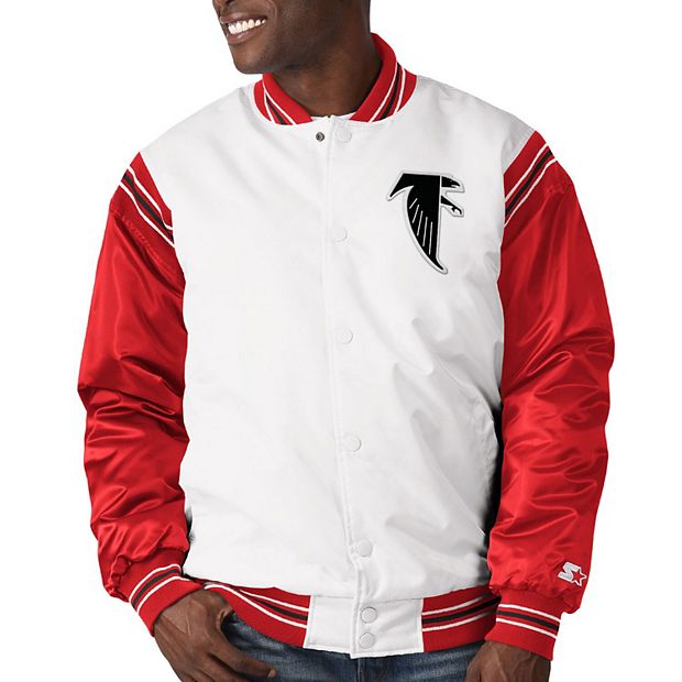 Men's Starter White/Red Atlanta Falcons Historic Logo Renegade