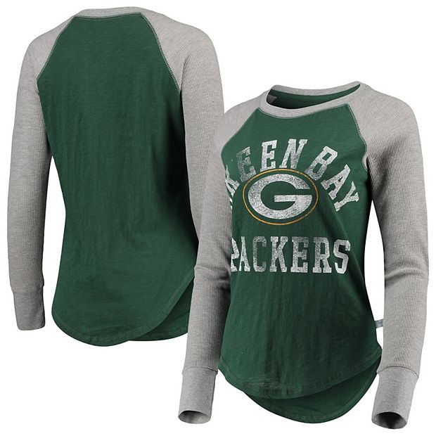 Green Bay Packers - Throwback Raglan NFL Long Sleeve Shirt