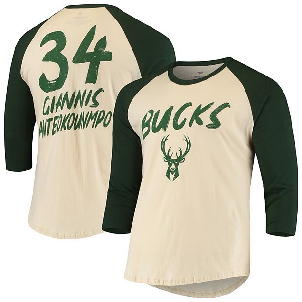 Men's Milwaukee Bucks Giannis Antetokounmpo Fanatics Branded Green