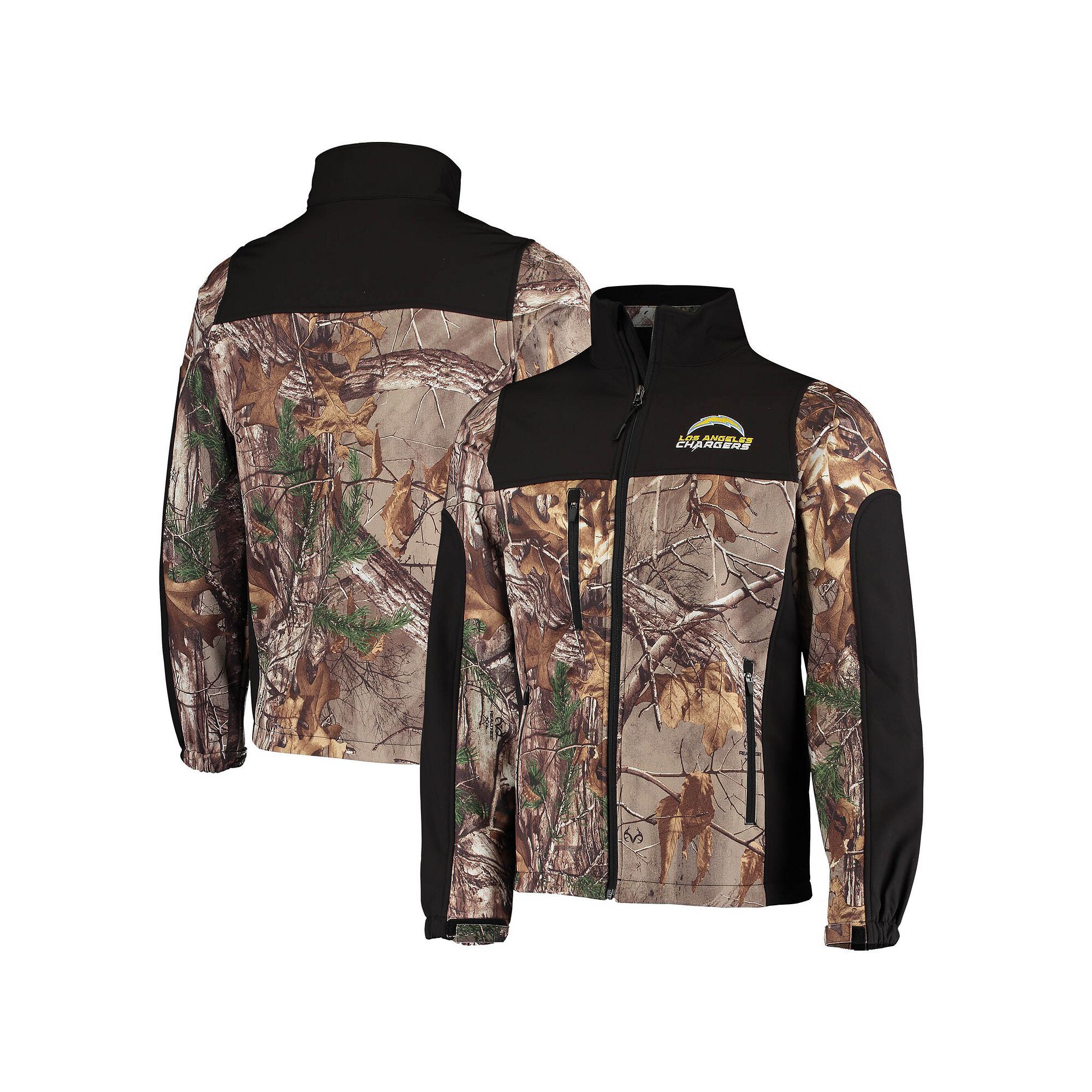 Mens Dunbrooke Realtree Camo/Black Los Angeles Chargers Circle Hunter Soft