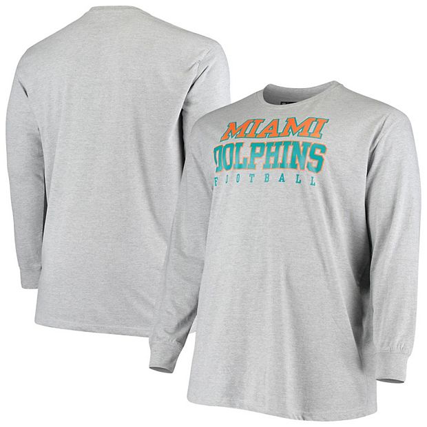 Youth Heathered Gray Miami Dolphins Long Sleeve T-Shirt & Pants