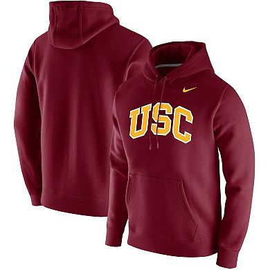 Men's Nike Cardinal USC Trojans Vintage School Logo Pullover Hoodie