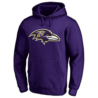 Men's Fanatics Branded Purple Baltimore Ravens Team Logo Pullover Hoodie