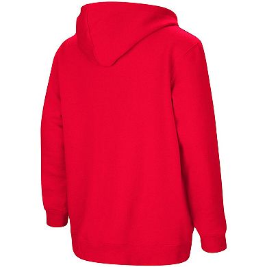 Youth Colosseum Red Louisville Cardinals 2-Hit Team Pullover Hoodie