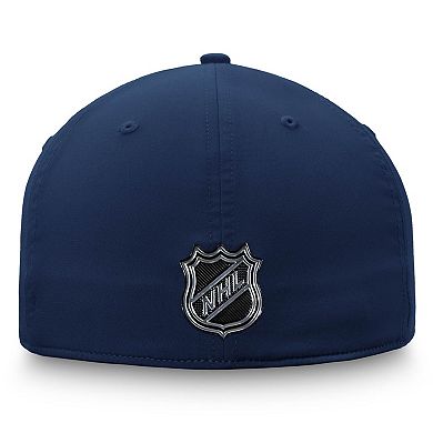 Men's Fanatics Navy Edmonton Oilers Authentic Pro Training Camp Practice Flex Hat