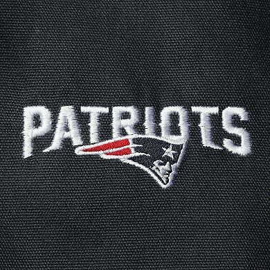 Men's Dunbrooke Navy New England Patriots Dakota Cotton Canvas Hooded Jacket