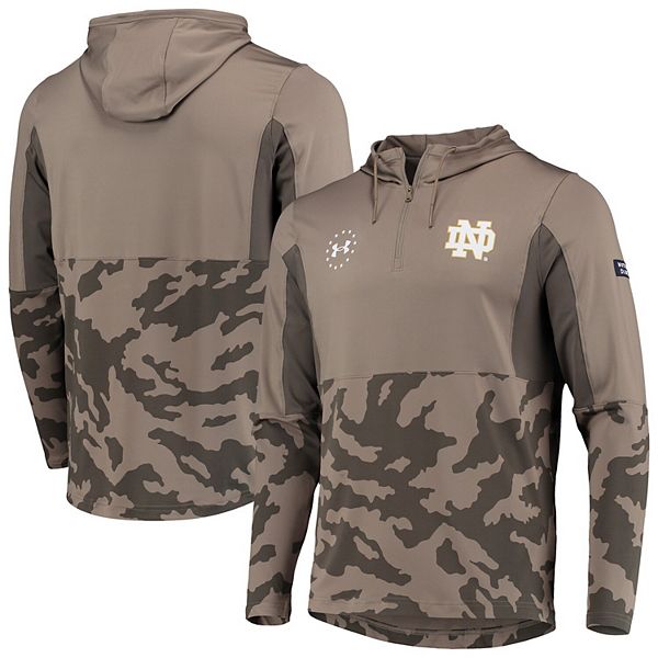 Notre dame clearance quarter zip sweatshirt