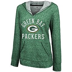 Women's Fanatics Branded Green/Gold Green Bay Packers Lock It Down Pullover  Hoodie