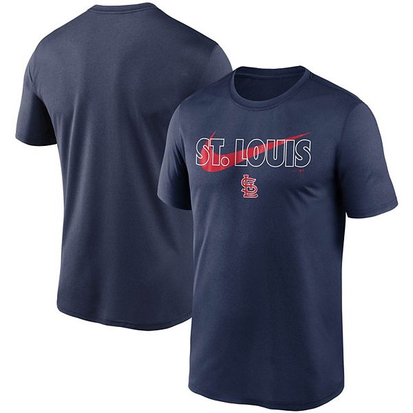 Men's Nike Navy St. Louis Cardinals City Swoosh Legend Performance T-Shirt