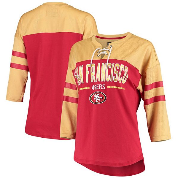 Women's San Francisco 49ers G-III 4Her by Carl Banks Scarlet/Gold