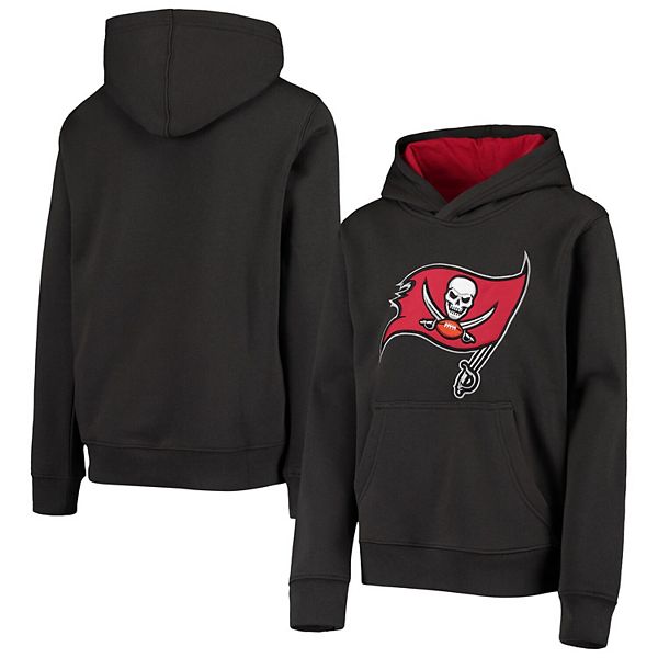 NFL Team Apparel Youth Tampa Bay Buccaneers Primary Logo Grey