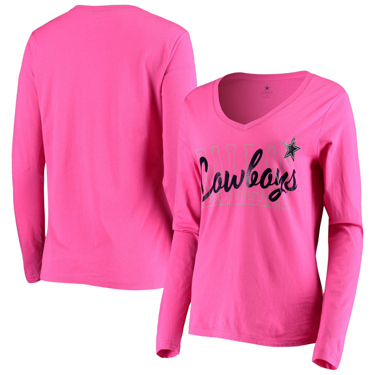 women's long sleeve dallas cowboy shirts