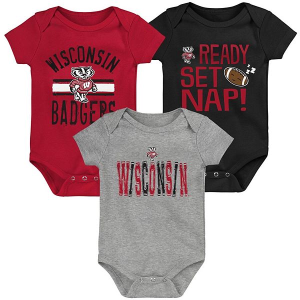 Wisconsin Badgers Infant Front Back Onesie