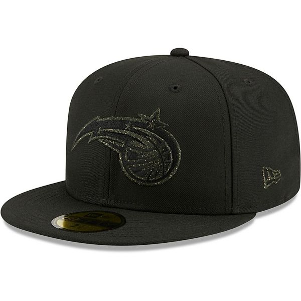Men's New Era Black Orlando Magic Logo Spark 59FIFTY Fitted Hat