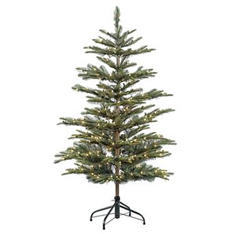 PULEO INTERNATIONAL 4.5-ft. Pre-Lit Arctic Fir Artificial Christmas Tree