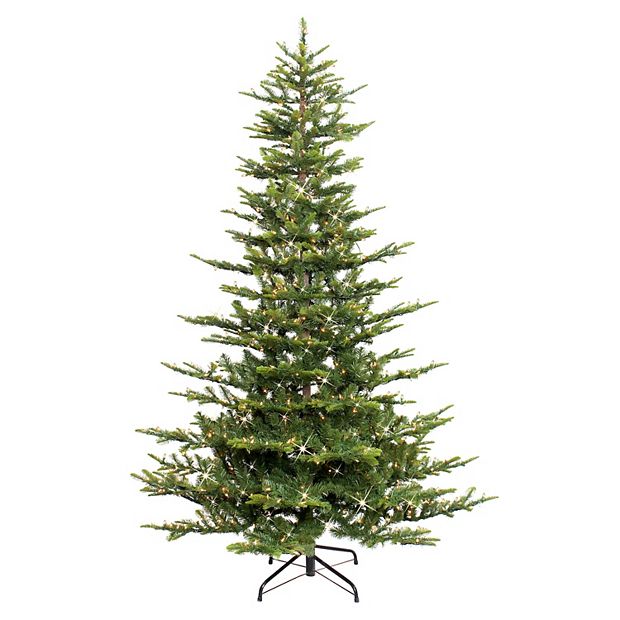 Puleo International 6.5 Foot 2024 Pre-Lit Slim Fraser Artificial Christmas Tree (Q3)