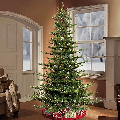 PULEO INTERNATIONAL 6.5-ft. Pre-Lit Arctic Fir Artificial Christmas Tree