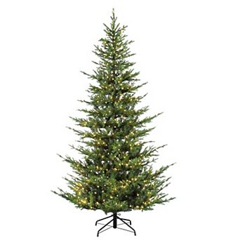 PULEO INTERNATIONAL 7.5-ft. Pre-Lit Aspen Fir Artificial Christmas Tree