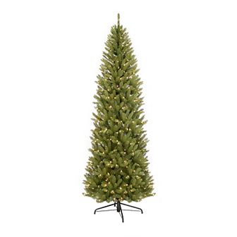 PULEO INTERNATIONAL 4.5-ft. Pre-Lit Franklin Slim Artificial Christmas Tree