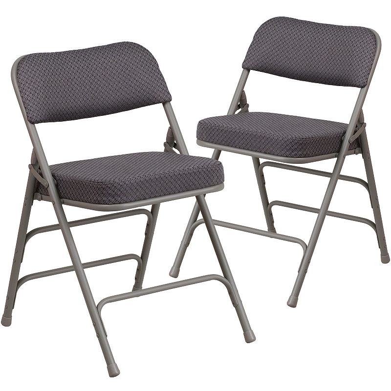 Flash Furniture Hercules Folding Chair 2-piece Set, Grey