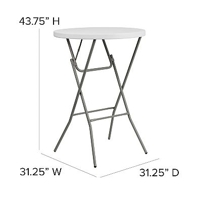 Flash Furniture 2.6-ft. Round Folding Table