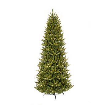 PULEO INTERNATIONAL 12-ft. Pre-Lit Franklin Artificial Christmas Tree