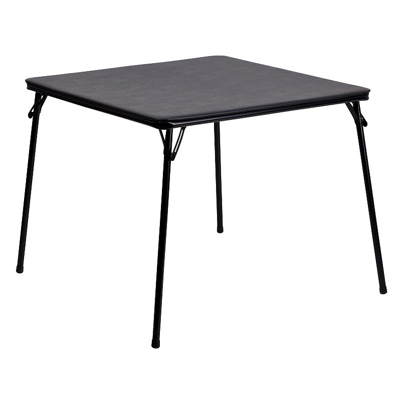 Flash Furniture Folding Card Table, Black