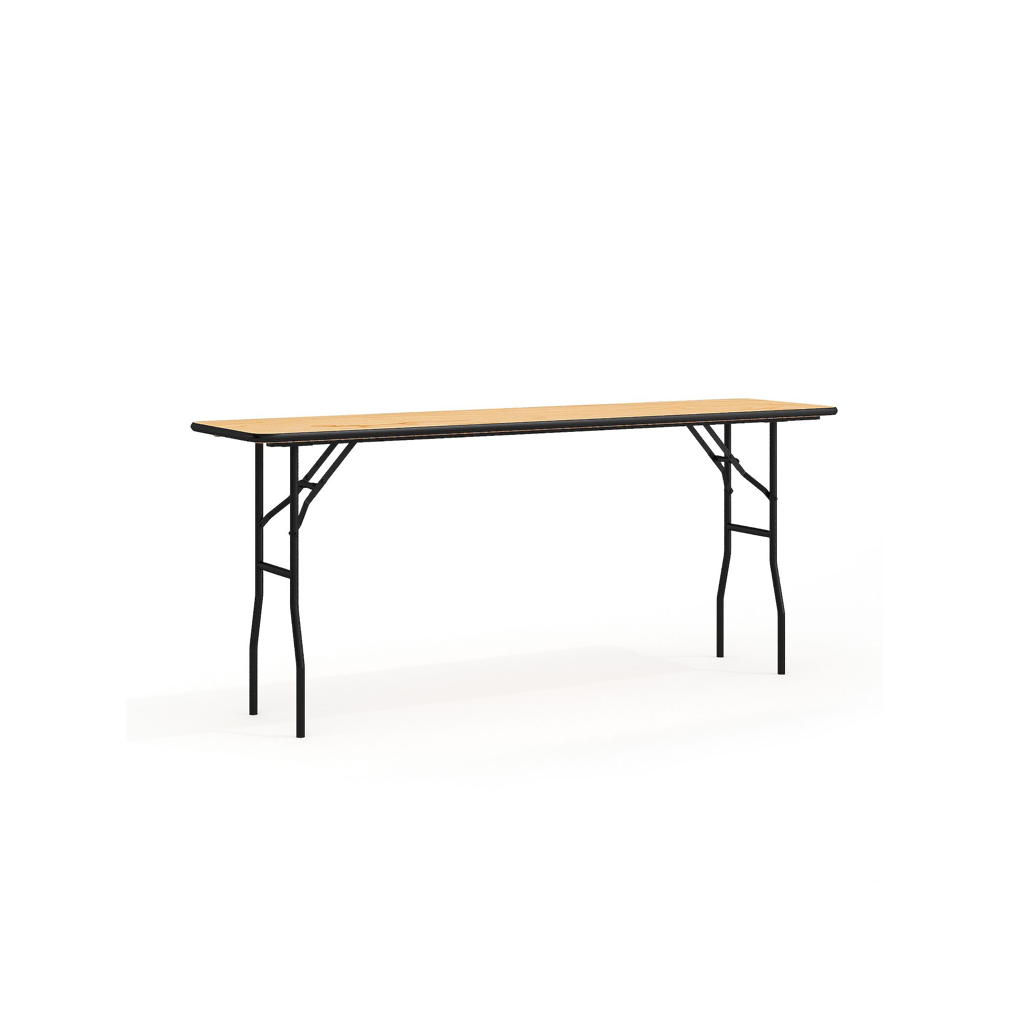 Flash Furniture 6-ft. Wood Top Folding Table, Natural
