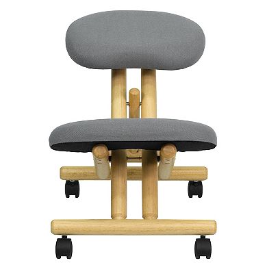 Flash Furniture Two-Tone Rolling Kneeling Ergonomic Office Chair