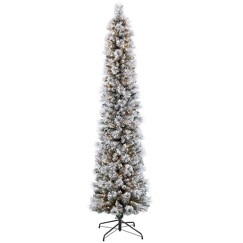Puleo International 6.5-ft Pre-lit Portland Pine Artificial Christmas Tree,