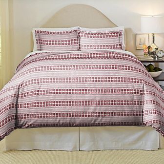 Pointehaven Isle Flakes Soft Luxury Flannel Duvet Cover Set