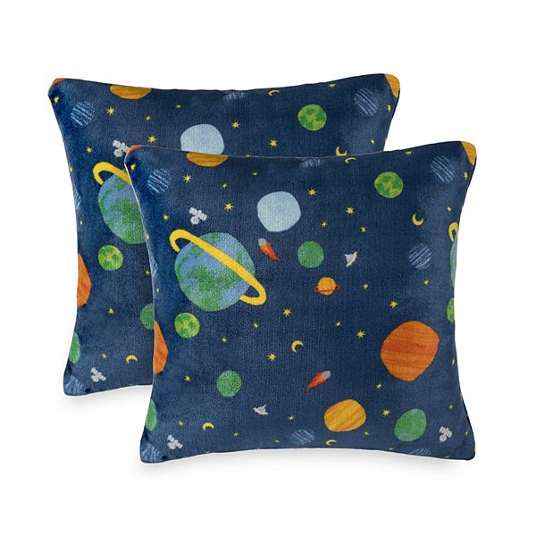 The Big One Kids™ Printed Plush 2pack Throw Pillow
