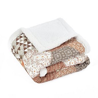 Lush Decor Briley Sherpa Throw