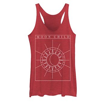 Juniors' Moon Child Geometric Graphic Tank Top