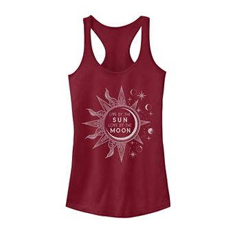 Juniors' Sun Moon Phases "Love by the Moon" Graphic Tank Top