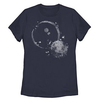 Juniors' Crescent Moon Galactic Graphic Tee