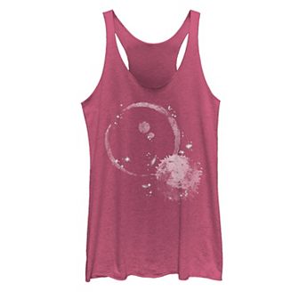 Juniors' Crescent Moon Galactic Graphic Tank Top