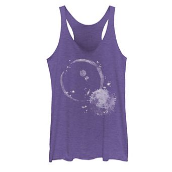 Juniors' Crescent Moon Galactic Graphic Tank Top