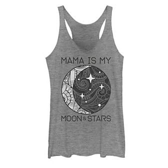 Juniors' Mama Is My Moon & Stars Mother's Day Graphic Tank Top