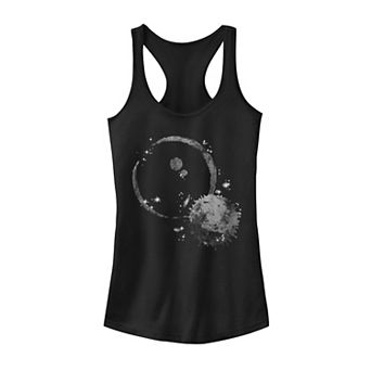 Juniors' Crescent Moon Galactic Graphic Tank Top