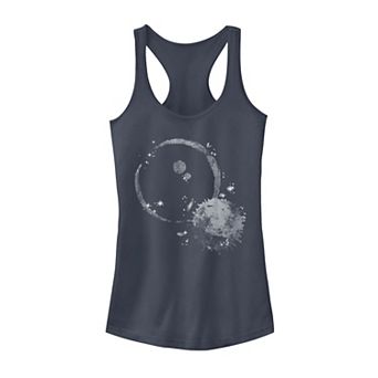 Juniors' Crescent Moon Galactic Graphic Tank Top