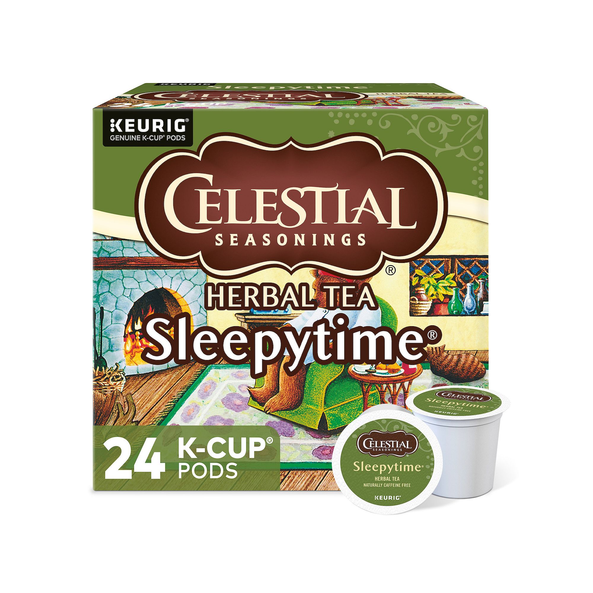 Celestial Seasonings Sleepytime Herbal Tea, Keurig® K-Cup® Pods, 24 Count