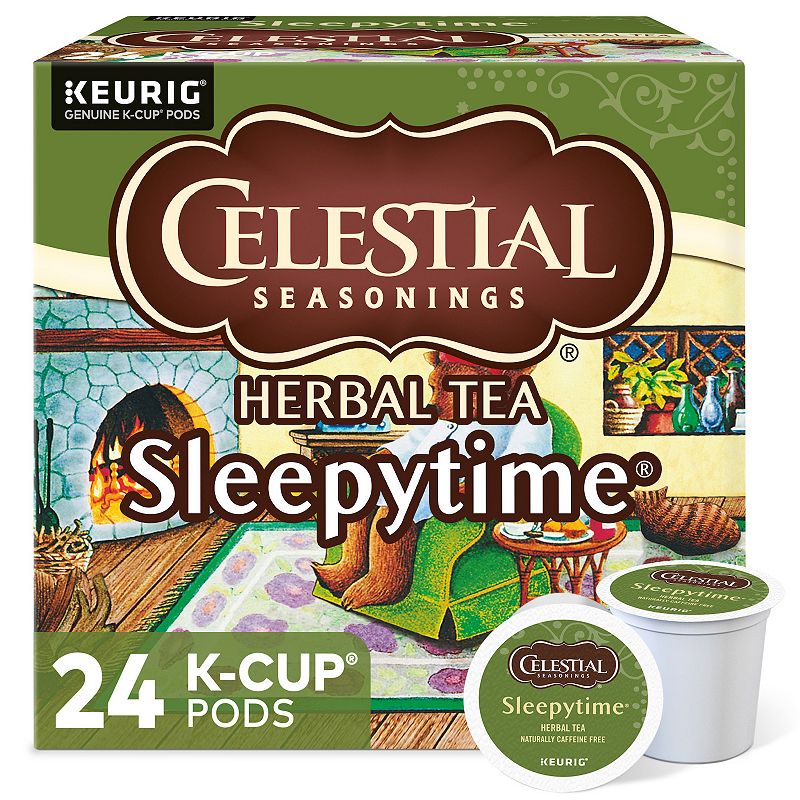 Celestial Seasonings Sleepytime Herbal Tea, Keurig K-Cup Pods, 24 Count, Mu