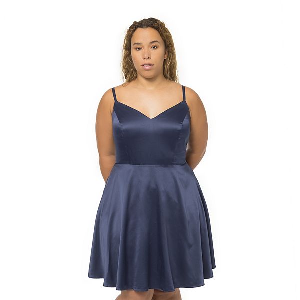 Juniors' Plus Size B. Smart Spaghetti Strap V-Neck with Pockets