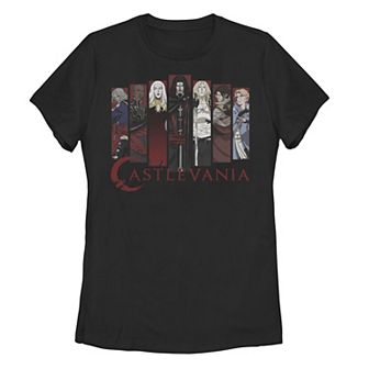 Juniors' Netflix Castlevania Character Panels Graphic Tee