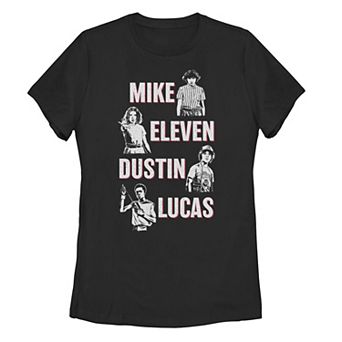 Juniors' Netflix Stranger Things Cast Graphic Tee