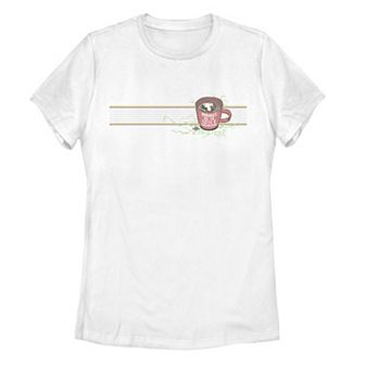 Juniors' Netflix Stranger Things Coffee & Contemplation Graphic Tee
